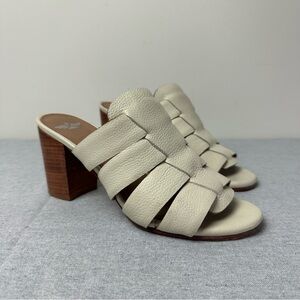 Fortress of Inca Leather Isla Mule Stacked Block Heel Sandals, 38